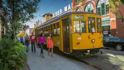 The Metro Streetcar returns to service in Little Rock on July 13, 2021. The Metro Streetcar returns to service in Little Rock on July 13, 2021.