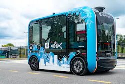 Ollie 2.0 autonomous vehicle being tested by JTA with Goodyear's NPT tires. Ollie 2.0 autonomous vehicle being tested by JTA with Goodyear's NPT tires.