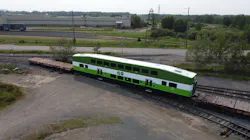 The last of 36 new Canadian-made GO train coaches sitting at Alstom’s plant in Thunder Bay. The last of 36 new Canadian-made GO train coaches sitting at Alstom’s plant in Thunder Bay.