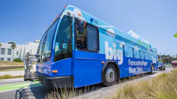 Big Blue Bus signed an agreement with Clean Energy. Big Blue Bus signed an agreement with Clean Energy.