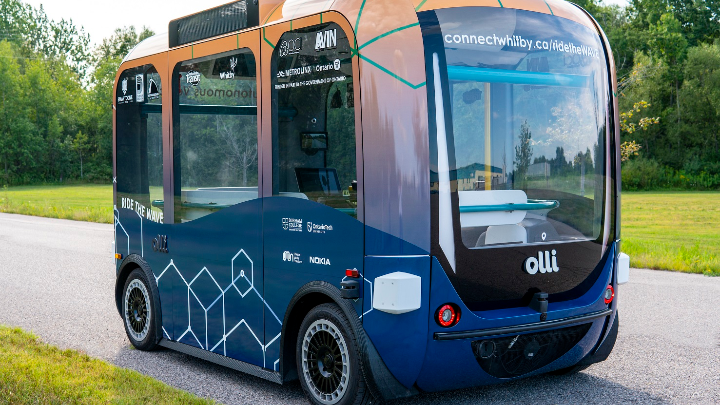 The WAVE shuttle will be tested on a route that will begin and end at the Whitby GO Station.