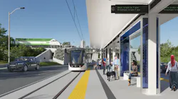A rendering of the Hurontario LRT project at the future Cooksville GO Station. A rendering of the Hurontario LRT project at the future Cooksville GO Station.