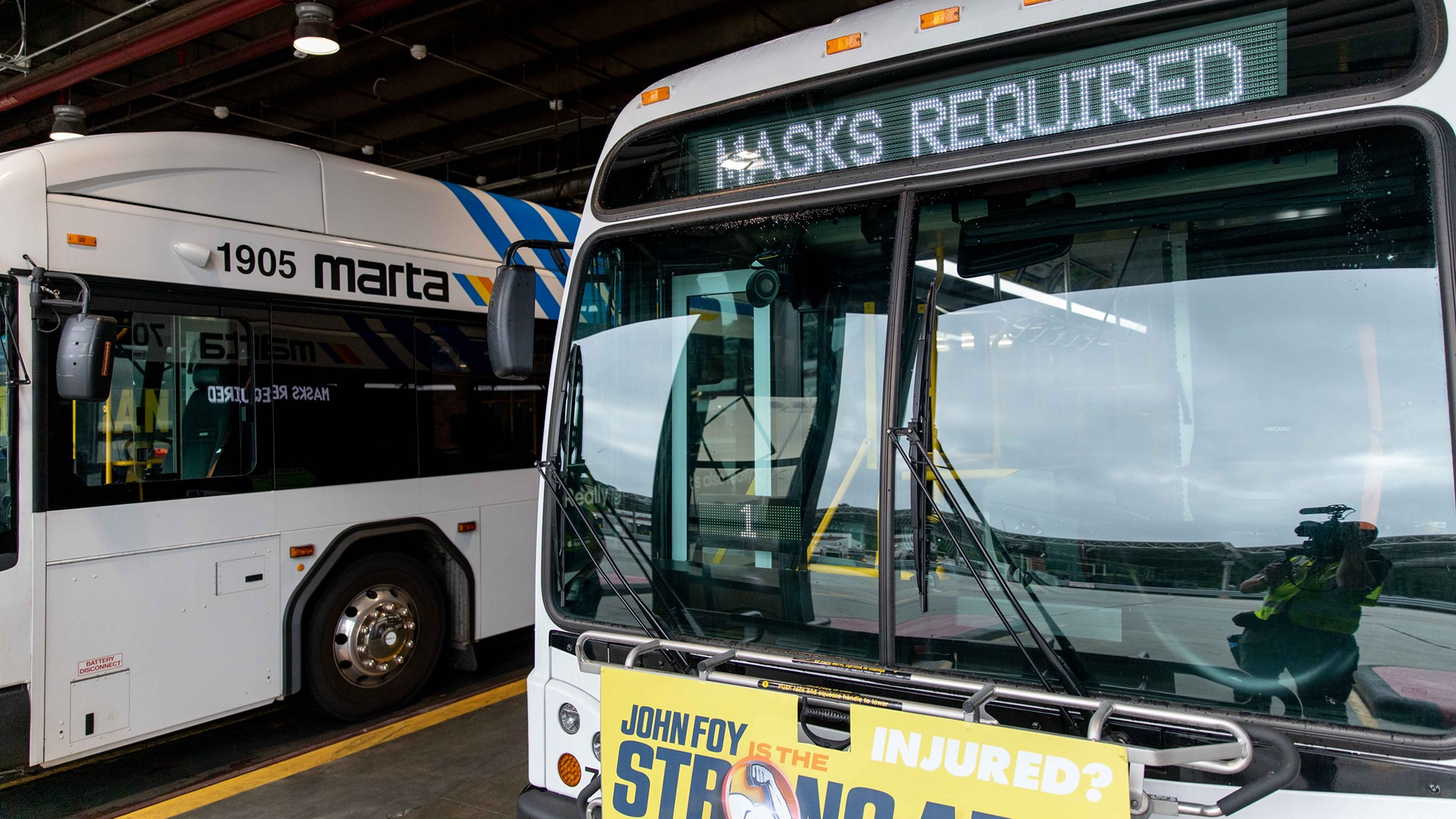 Marta Masks Bus Header