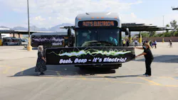 Sun Tran held a public celebration on Sept. 30 welcoming five new electric GILLIG buses into its fleet. Sun Tran held a public celebration on Sept. 30 welcoming five new electric GILLIG buses into its fleet.