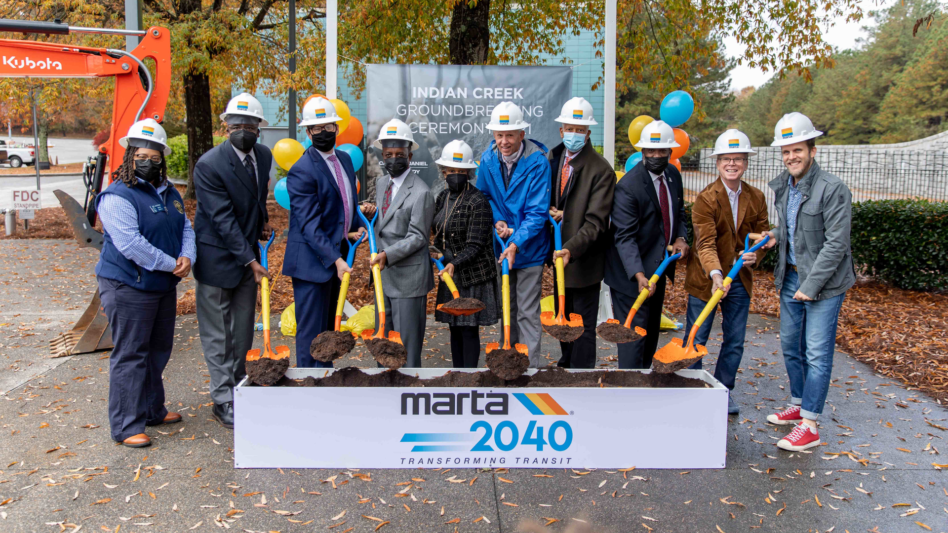 The groundbreaking kicks off MARTA's larger rail station rehabilitation program.