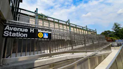 MTA completed ADA upgrades to its Avenue H station on the Brighton Q line on July 15, 2021. MTA completed ADA upgrades to its Avenue H station on the Brighton Q line on July 15, 2021.