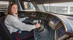 Amy Anderson has become TEXRail's first female engineer. Amy Anderson has become TEXRail's first female engineer.