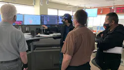 Bus operators see the inner-workings of the dispatch center. Bus operators see the inner-workings of the dispatch center.