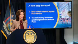 Gov. Hochul discusses her plan for New York Penn Station during a press conference Nov. 3. Gov. Hochul discusses her plan for New York Penn Station during a press conference Nov. 3.