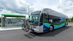 JTA's First Coast Flyer Orange Line is a 13-mile BRT route that connects Downtown Jacksonville to Orange Park. JTA's First Coast Flyer Orange Line is a 13-mile BRT route that connects Downtown Jacksonville to Orange Park.