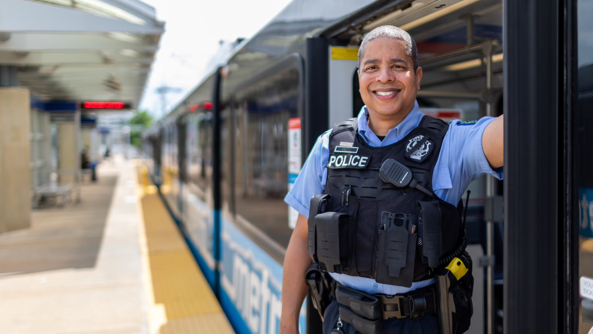 The Metrolink system in the St. Louis region utilizes many security entities that collaborate to keep the light-rail network safe.