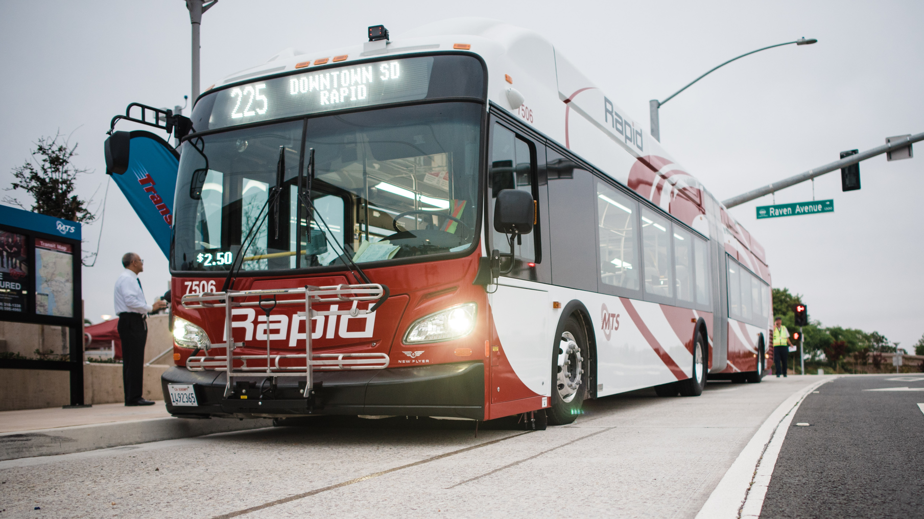 Driver training has begun for a Bus on Shoulder pilot project that will see Rapid buses operating on designated freeway shoulders in 2022.