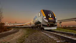 The exterior view of a new trainset that will serve VIA Rail's Québec City – Windsor corridor. The exterior view of a new trainset that will serve VIA Rail's Québec City – Windsor corridor.