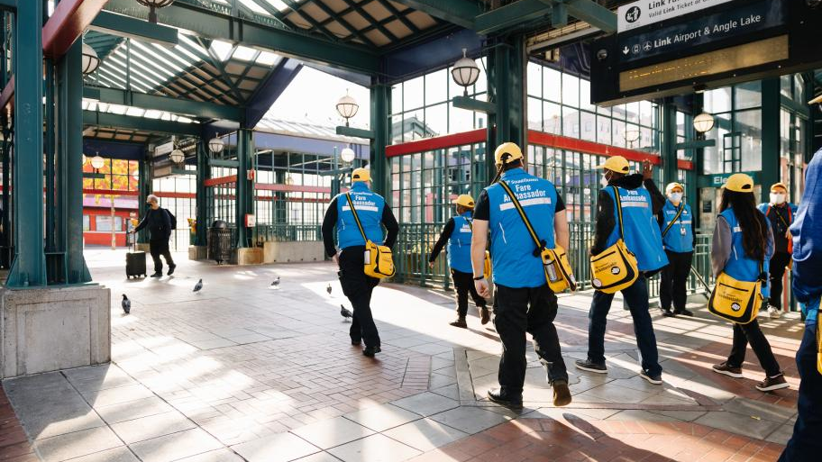 Sound Transit staff recommended doubling the size of the Fare Ambassador program, which began a pilot program in the fall of 2021.