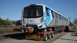BART says it has restarted deliveries of its Fleet of the Future rail cars after temporarily suspending them in January 2021. BART says it has restarted deliveries of its Fleet of the Future rail cars after temporarily suspending them in January 2021.