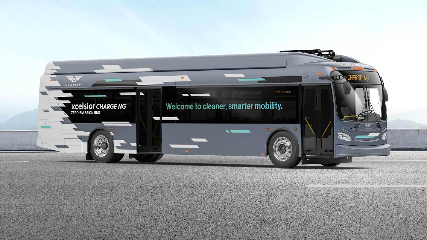 Denver RTD has ordered 17 of New Flyer's Xcelsior CHARGE NG buses.