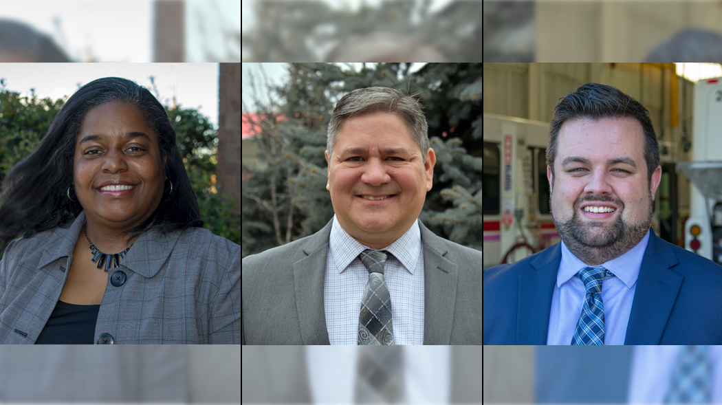 Left to right: Angela Neeley, Jy Hunter and Jarrod Hampshire