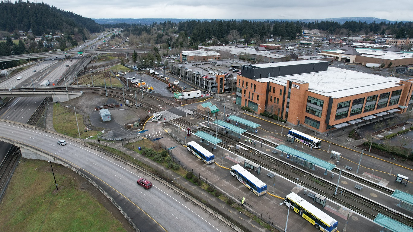 Work will take place near the Gateway Transit Center.