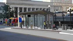 Rendering of the METRO Gold Line station at Union Depot and Wacouta in downtown Saint Paul. Rendering of the METRO Gold Line station at Union Depot and Wacouta in downtown Saint Paul.