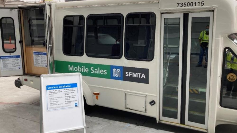 Mobile Sales Van Sfmta