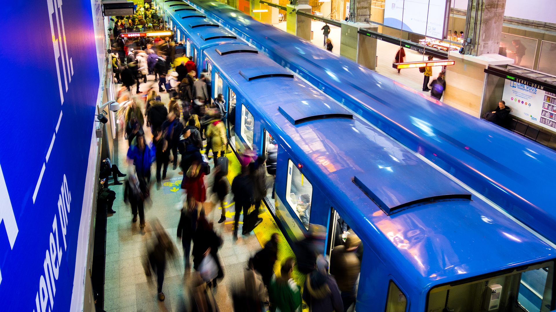 Berri Uqam+station+montreal Thales