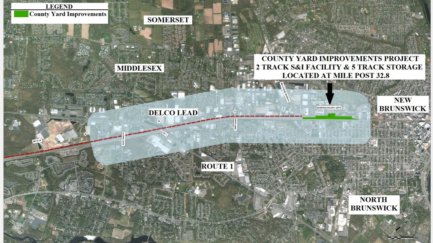 The NJ Transit Board of Directors approved the first construction contract for early action work on the Delco Lead Storage and Inspection Facility project in New Brunswick which will create a safe-haven for rail cars and locomotives in case of a severe weather event.
