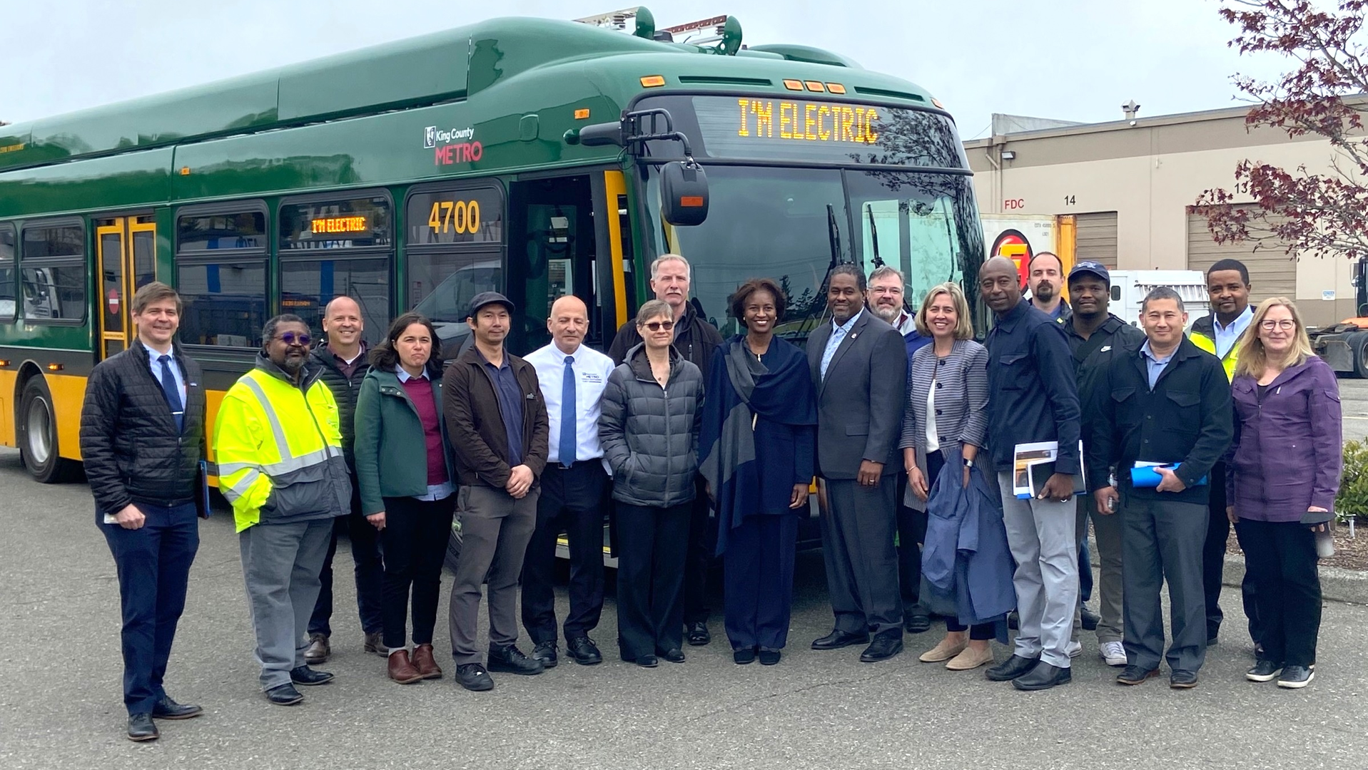 FTA joined King County Metro April 20 for a tour of its Tukwila, Wash., campus. King County Metro was recognized in the Most Equitable category of FTA's Climate Challenge.