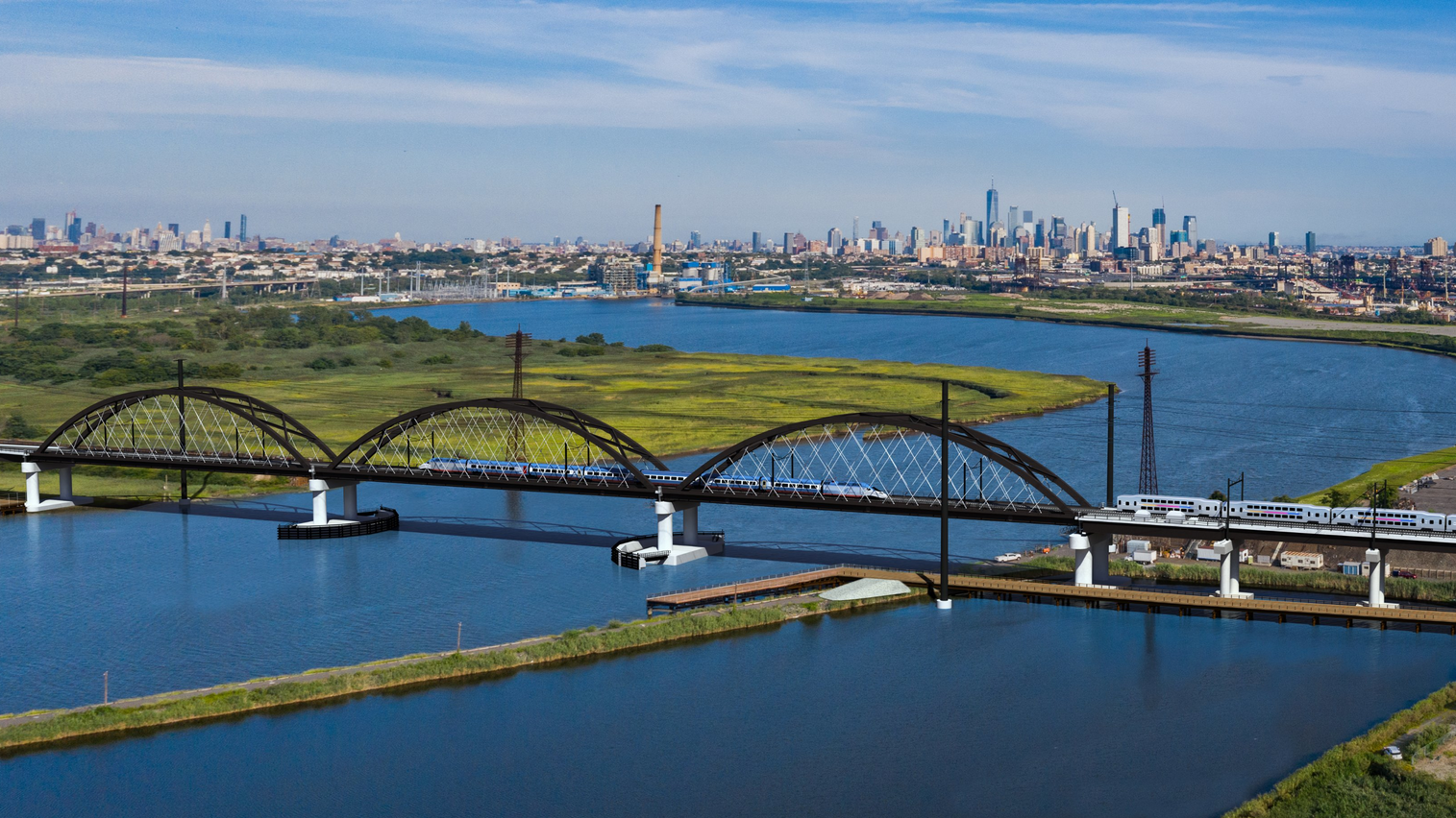 A rendering of the what the new Portal North Bridge will look like. The project was issued a Notice to Proceed, which will allow heavy construction to begin.