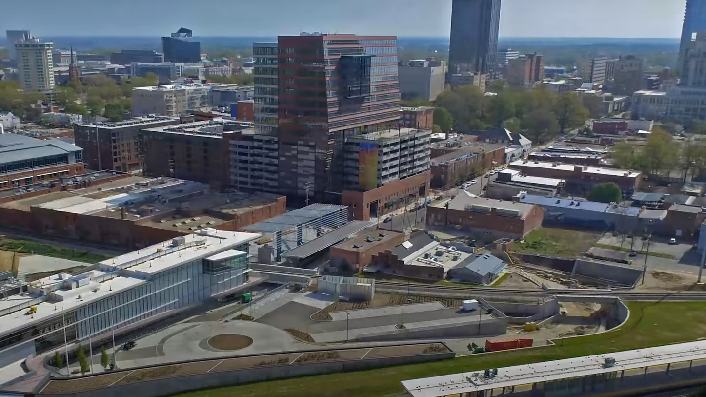 A rendering of what the future RUS Bus project will look like when completed.