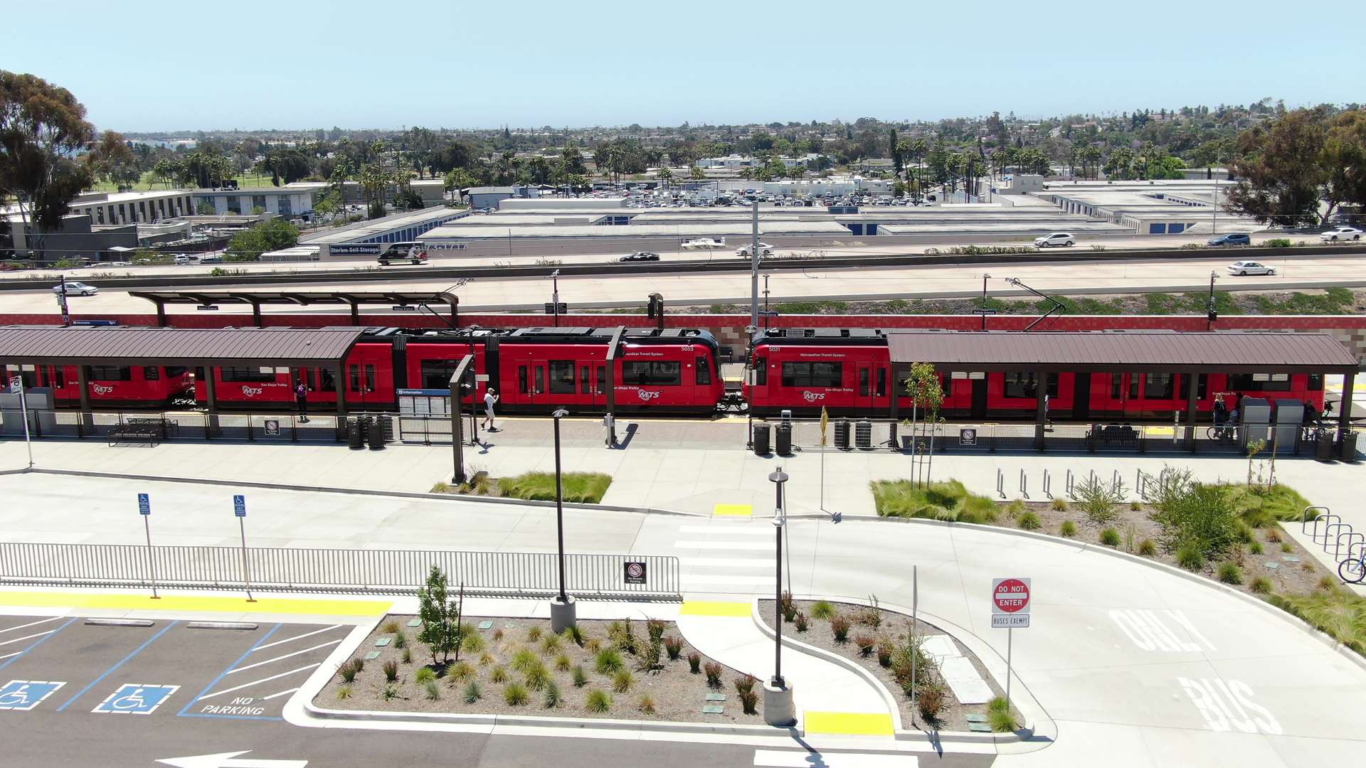 The 11-mile Mid-Coast Extension of the UC San Diego Blue Line Trolley began service in November 2021.