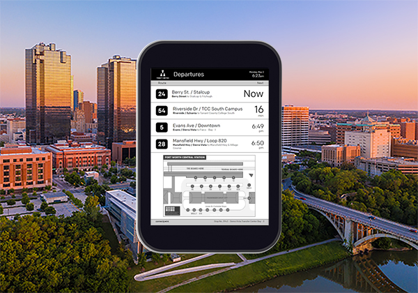 Fort Worth Digital Bus Stop connectpoint 627bb70556f78