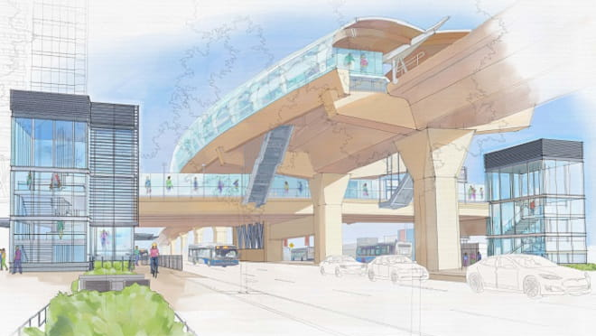 Brentwood Station Rendering Translink
