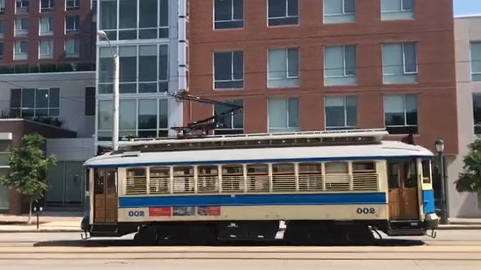 The Loop Trolley 'Two-ey' is seen in the 2020 image.