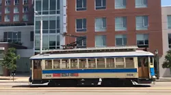 The Loop Trolley 'Two-ey' is seen in the 2020 image. The Loop Trolley 'Two-ey' is seen in the 2020 image.