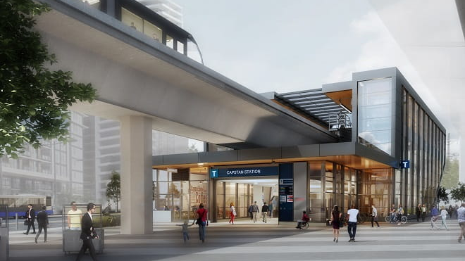 Rendering Of The Future Capstan Station=translink