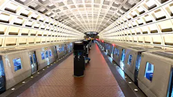 Two 7000-series trains at WMATA's Navy Yard station; up to 20 7000-series trains will be entering daily service starting Sept. 12 under an updated return to service plan. Two 7000-series trains at WMATA's Navy Yard station; up to 20 7000-series trains will be entering daily service starting Sept. 12 under an updated return to service plan.