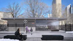 A rendering of Osgoode Station that will be built as part of the Ontario Line South contract. A rendering of Osgoode Station that will be built as part of the Ontario Line South contract.
