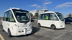 PANYNJ and Navya are managing a AV shuttle platooning project, which is the first at a North American airport. PANYNJ and Navya are managing a AV shuttle platooning project, which is the first at a North American airport.