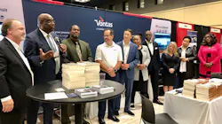 Alex Wiggins with New Orleans RTA (with microphone) speaks along side several fellow contributors to 'Conversations on Equity and Inclusion in Public Transportation.' Alex Wiggins with New Orleans RTA (with microphone) speaks along side several fellow contributors to 'Conversations on Equity and Inclusion in Public Transportation.'