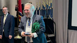 Gary Rosenfeld accepts his Urban Executive of the Year Award. Gary Rosenfeld accepts his Urban Executive of the Year Award.