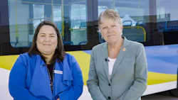 Left, Vanessa Rauschenberger, general manager of GCTD and Rep. Julia Brownley. Left, Vanessa Rauschenberger, general manager of GCTD and Rep. Julia Brownley.