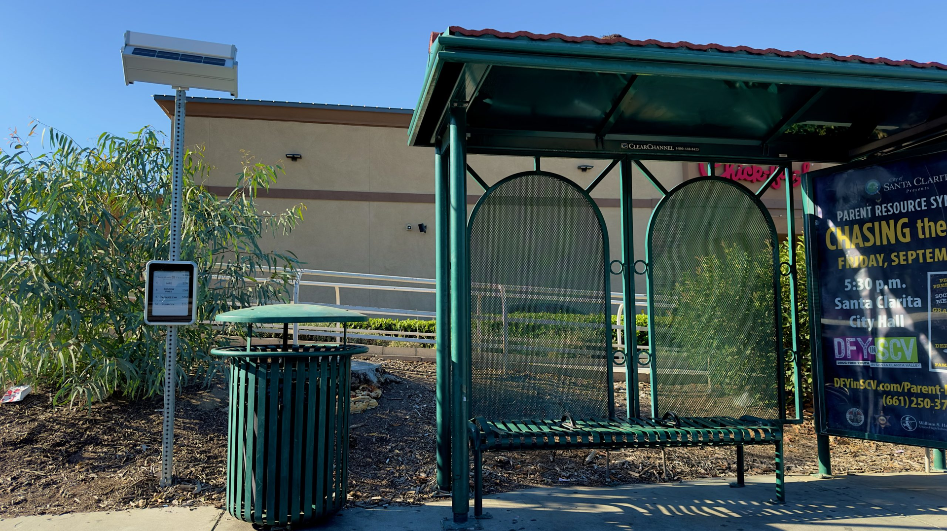 The city is replacing 57 battery-operated real-time bus information units at Santa Clarita Transit bus stops with new solar-powered systems.