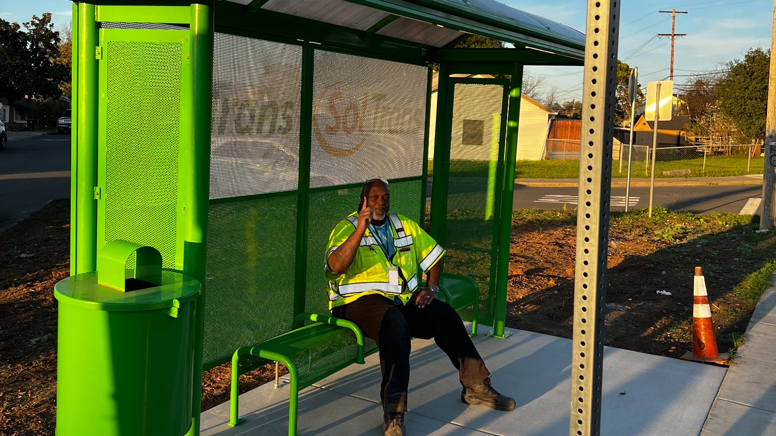 SolTrans will celebrate with the community on Oct. 22, the new Gary Circle & Magazine St bus stop and community garden.