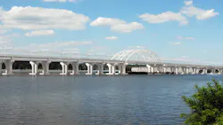A rendering of what the new Susquehanna River Rail Bridges will look like. Two bridges will replace an existing moveable bridge that was opened in 1906. A rendering of what the new Susquehanna River Rail Bridges will look like. Two bridges will replace an existing moveable bridge that was opened in 1906.
