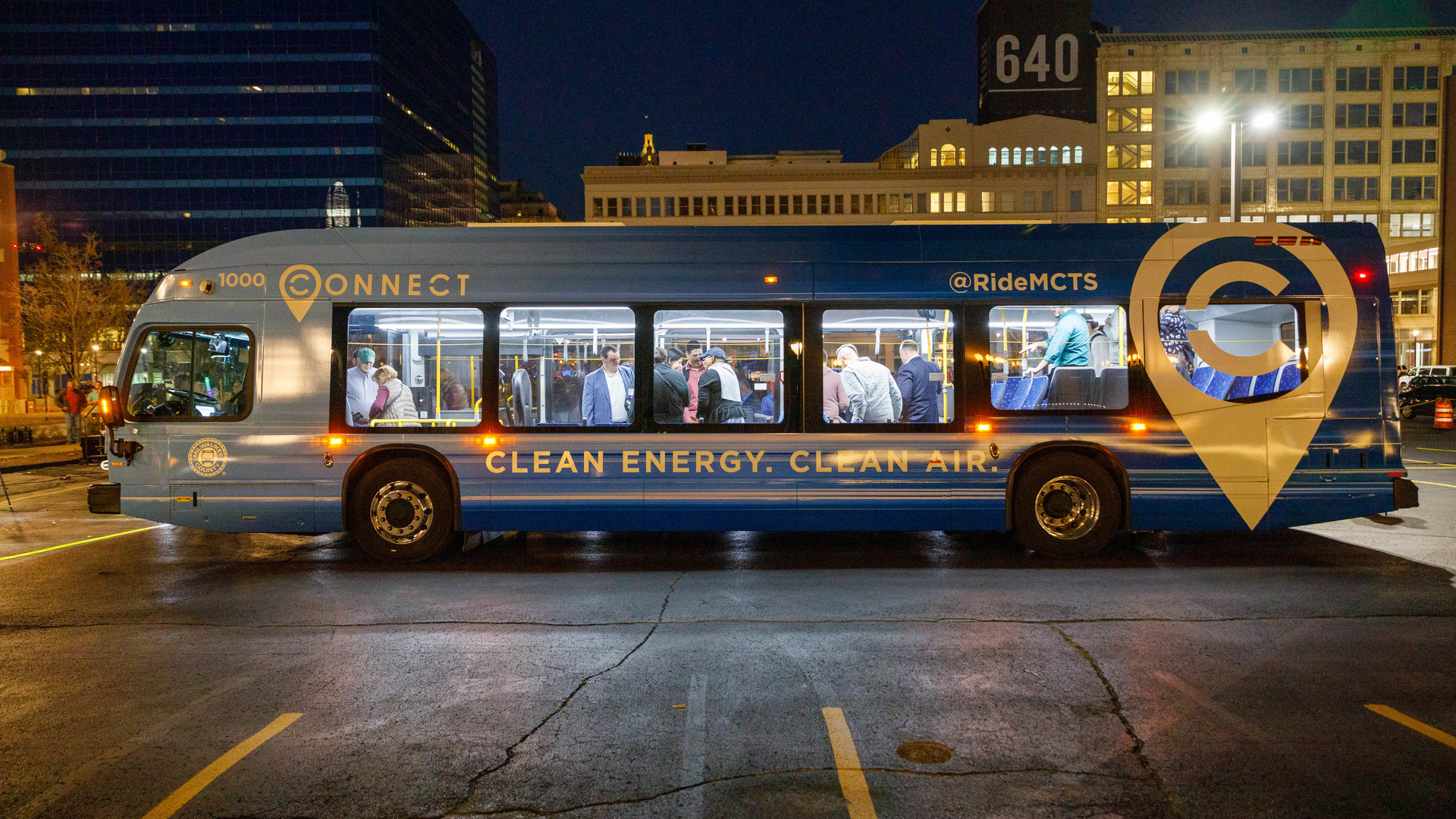 MCTS held an event on Nov. 10 that gave the community a preview of the MCTS CONNECT brand, as well as the service's first electric bus.