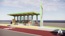 A rendering of a bus stop that would be part of future service on mConnect BRT in Memphis. A rendering of a bus stop that would be part of future service on mConnect BRT in Memphis.