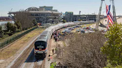 A 2016 inspection trip organized by Amtrak and the Southern Rail Commission was meant to highlight the opportunity restoring passenger rail along the Gulf Coast could provide. A 2016 inspection trip organized by Amtrak and the Southern Rail Commission was meant to highlight the opportunity restoring passenger rail along the Gulf Coast could provide.