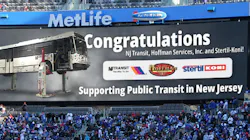 The 'JumboTron” announcement at MetLife Stadium in New Jersey. The 'JumboTron” announcement at MetLife Stadium in New Jersey.