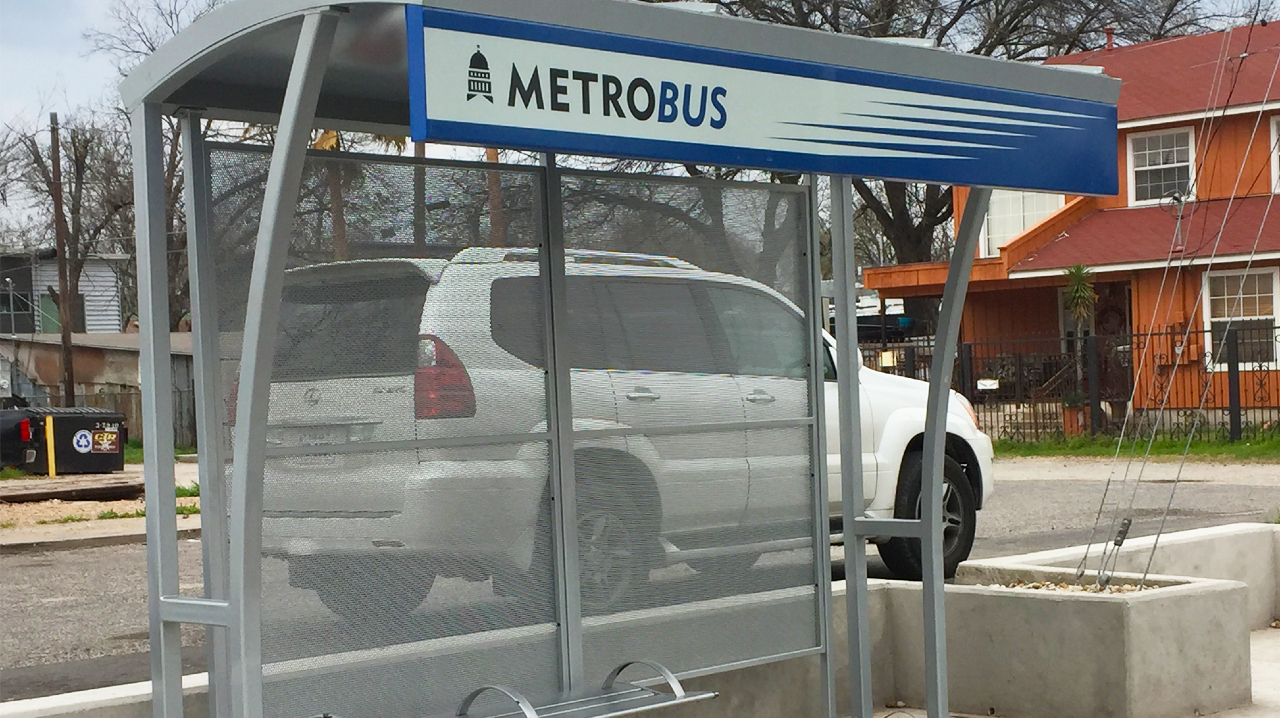 Austin, Texas, bus shelter