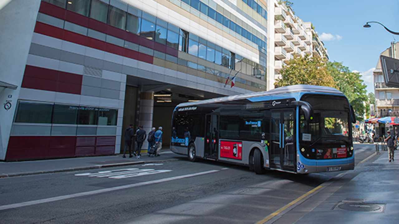 RATP electric bus